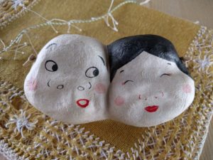 お面の絵付けワークショップ 蔵六面工房 木村菖一郎