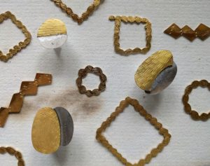 entomo 真鍮アクセサリー brass シルバー silver ブローチ brooch 漂流物