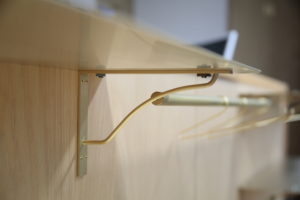 brass hardwae 真鍮 金物 棚受け entomo 2